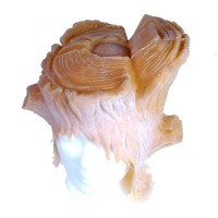 Senjo Latex handmade prosthetic application Tree stump head piece / Kézi készítésű prosztetikum Fatuskó fejrész, EL1980153